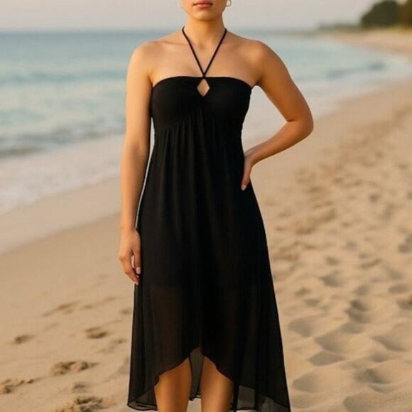 Tommy Bahama Halter Swim Coverup Black Size S NWT - Picture 1 of 13